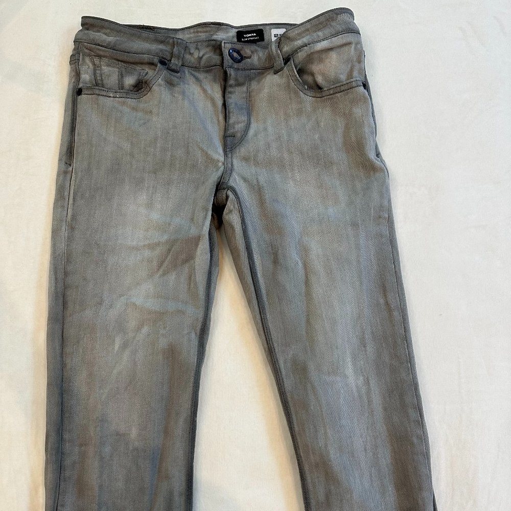 Volcom Vorta Slim Straight Vintage Black Jeans - Size 29